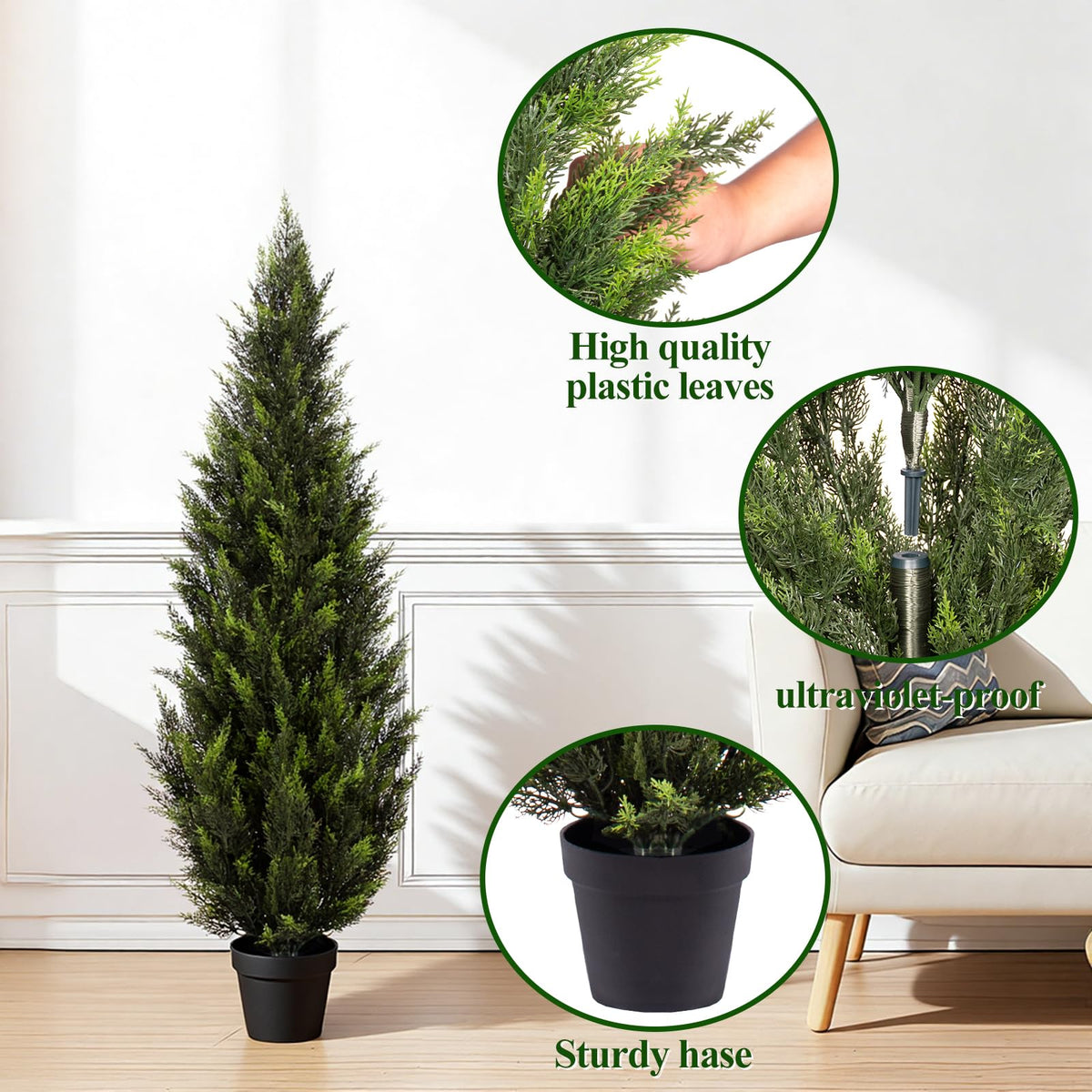 ZEEOZE easy-clean topiary for quick refresh and maintenance
