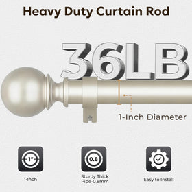 Zeerobee adjustable telescoping rod length for precise fit.