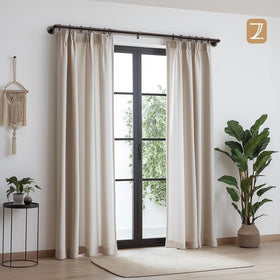 Zeerobee antique bronze finish adds rustic elegance to windows.