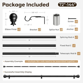 Zeerobee 1-inch thick rod with smooth finish for lasting use.