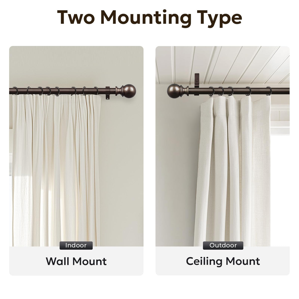 Zeerobee bronze finish complements interiors with durable, timeless appeal.