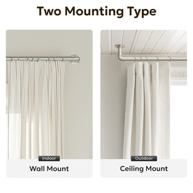 Zeerobee ceiling-mount option offers flexible installation for unique spaces.