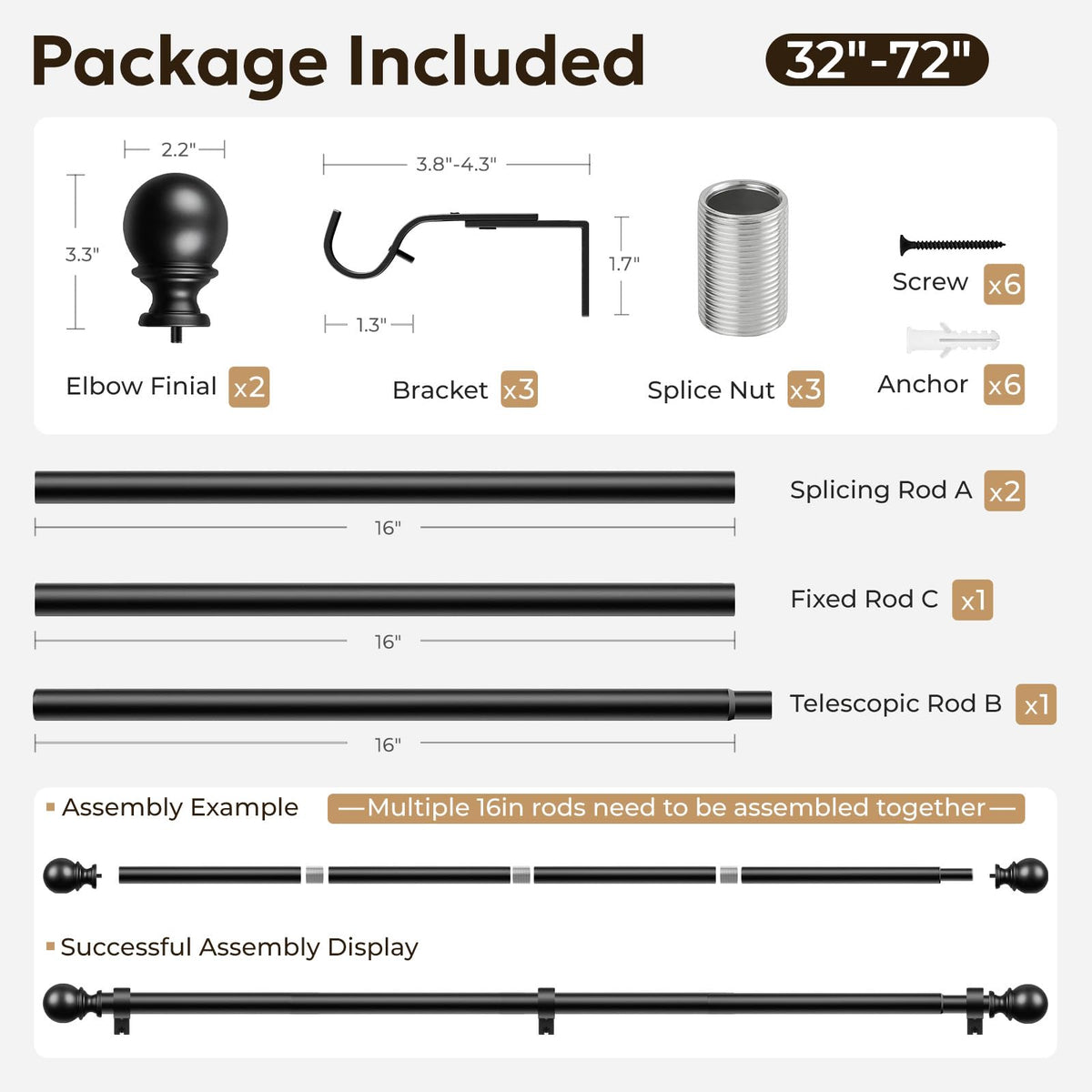 Zeerobee curtain rod compatibility with various drapery styles and setups.