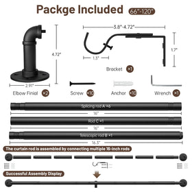 Zeerobee telescopic adjustability fits many window sizes