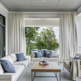 Zeerobee wall brackets illustrate secure wall-mount installation for room-wide drapes.