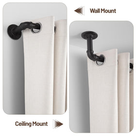 Zeerobee wall-mount options for stable window framing and drapery support.