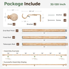 All parts included for easy, tool-free assembly