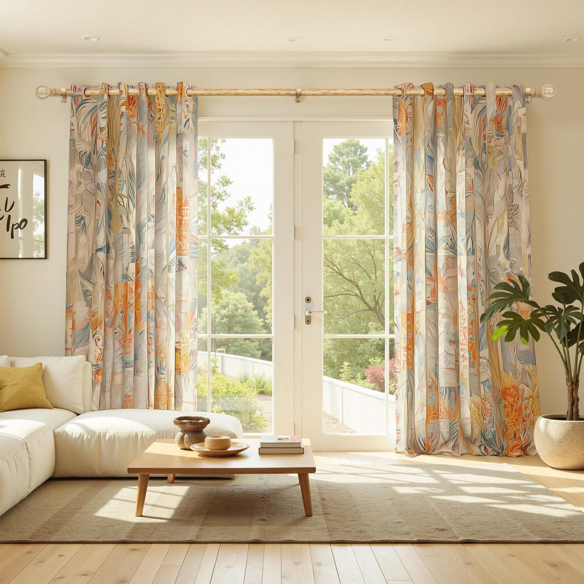 Zeerobee quality curtain rod designed for durable use
