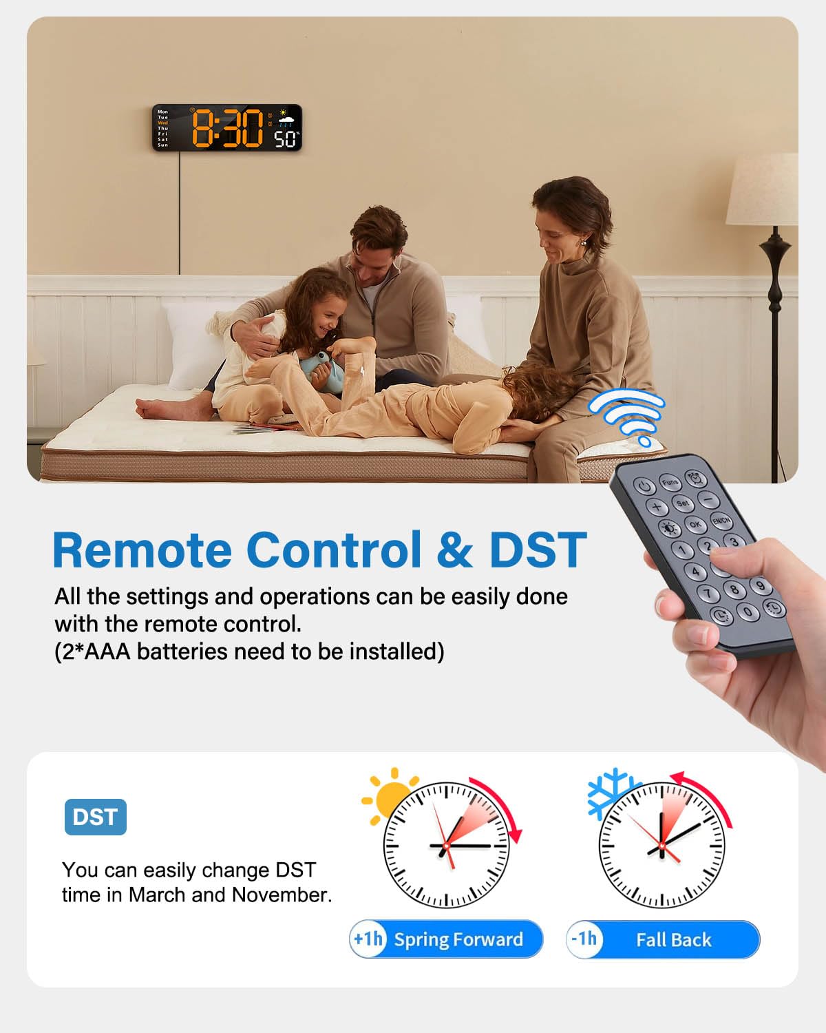Zelaclock countdown timer helps track tasks and events