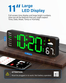 Zelaclock remote control enables quick, convenient clock adjustments from anywhere in the room