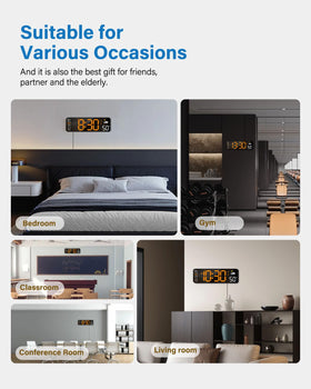 Zelaclock plug-in power ensures continuous operation in any room