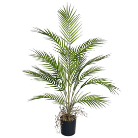Zelihrdu 3ft large artificial palm tree in pot adds vibrant, maintenance-free greenery to any space.