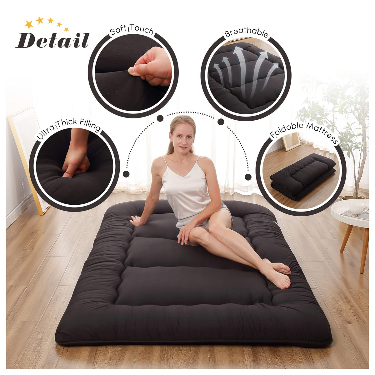 Zelladorra quilted surface with even weight distribution