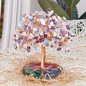 ZenBless crystal tree comes in a gift-ready box with a good luck card