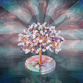 ZenBless natural agate base provides unique texture and stable display