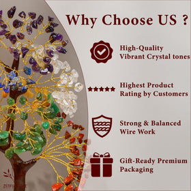 ZENFULSTONE golden wire branches add elegant shimmer to the tree.