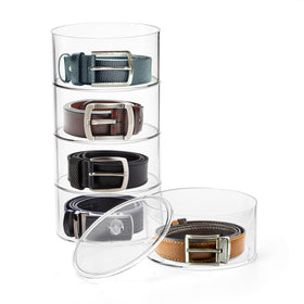 ZENFUN belt organizer with lid protects contents while remaining visible