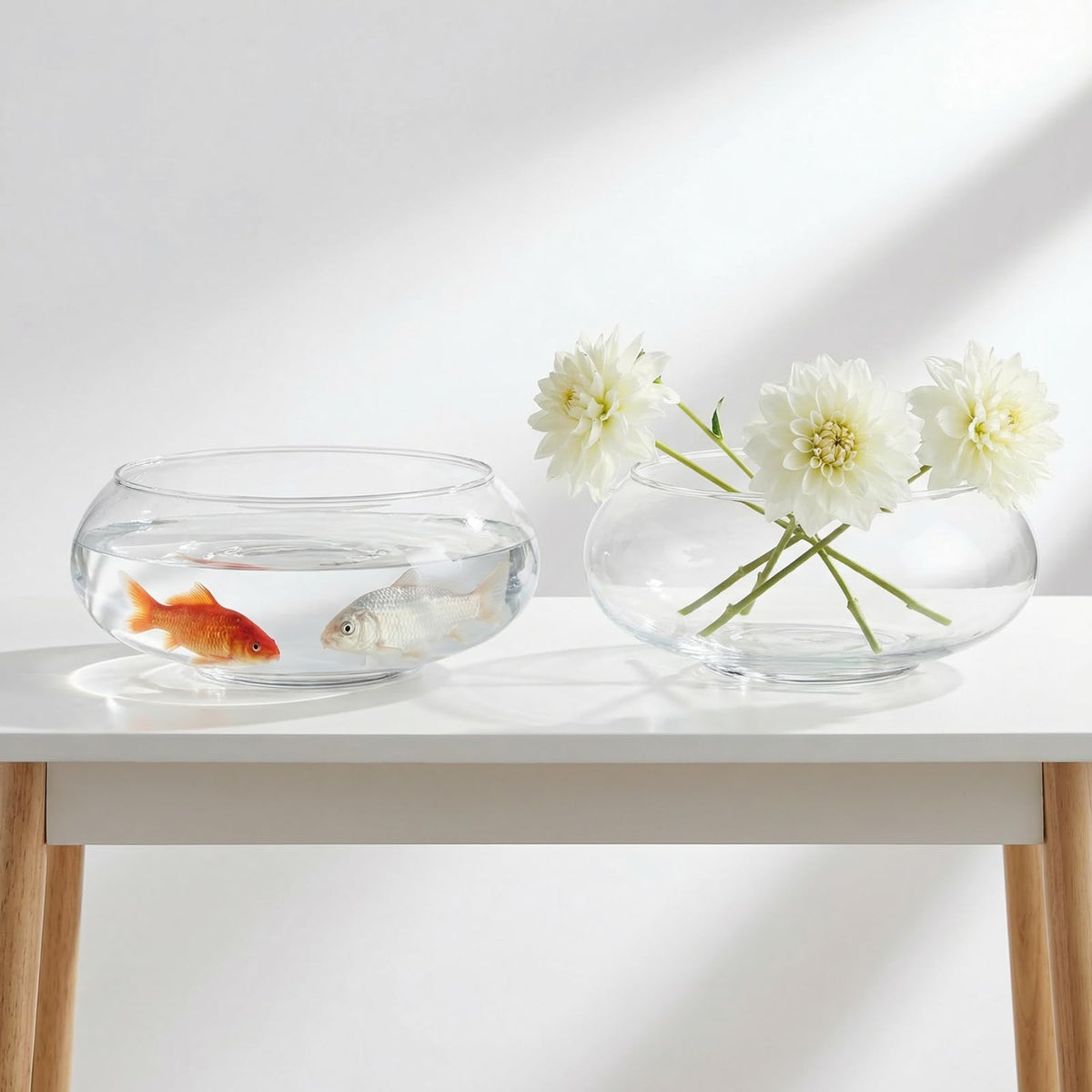 Easy rinse and dry for quick refresh of decor.