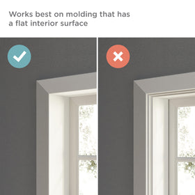 Zenna Home no-drill curtain rod ideal for rental windows.