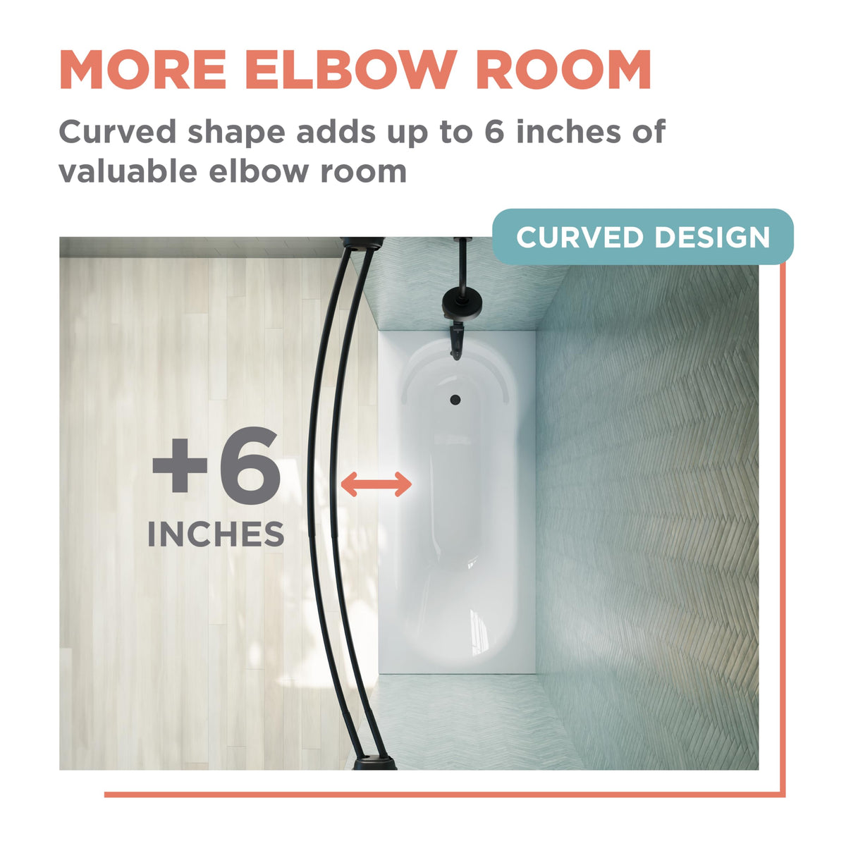 Zenna Home rustproof aluminum rod resists rust for life