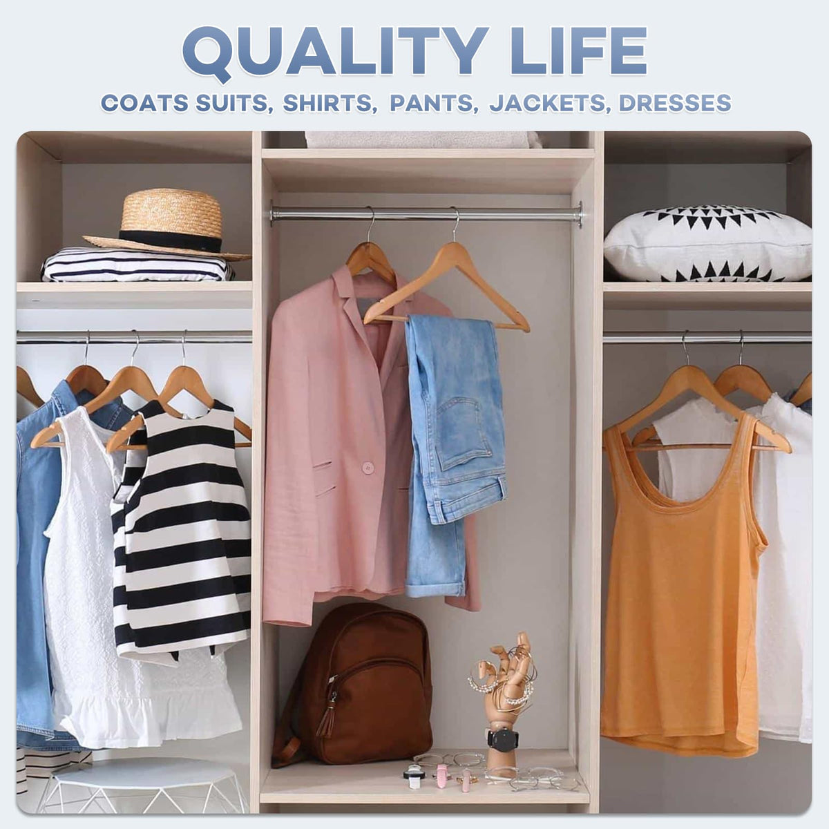 Zenowick wooden hangers have a smooth, splinter-free surface.