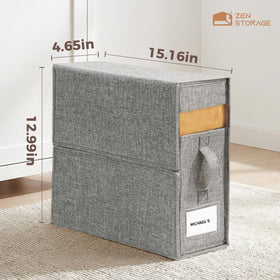 ZenStorage dustproof linen organizer protects blankets and sheets from dust and pests