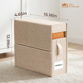 ZenStorage dustproof zipper protects bedding between seasons for tidy storage.