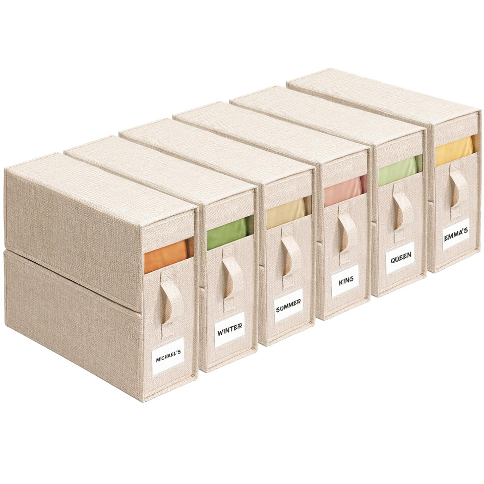 ZenStorage window view sheet organizer keeps King/Queen sets visible and protected.