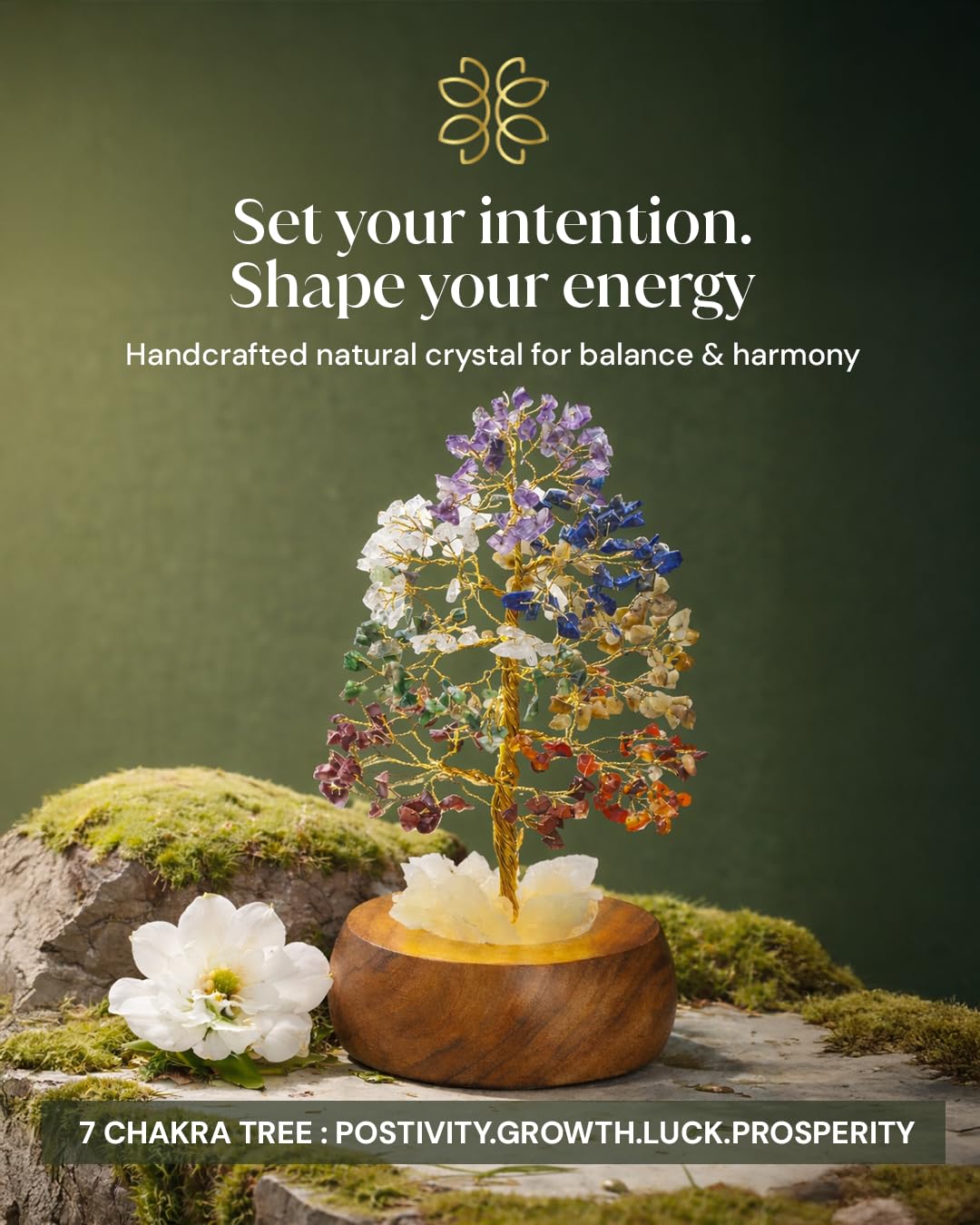 LED-lit base gives a soft, ambient glow for evenings.