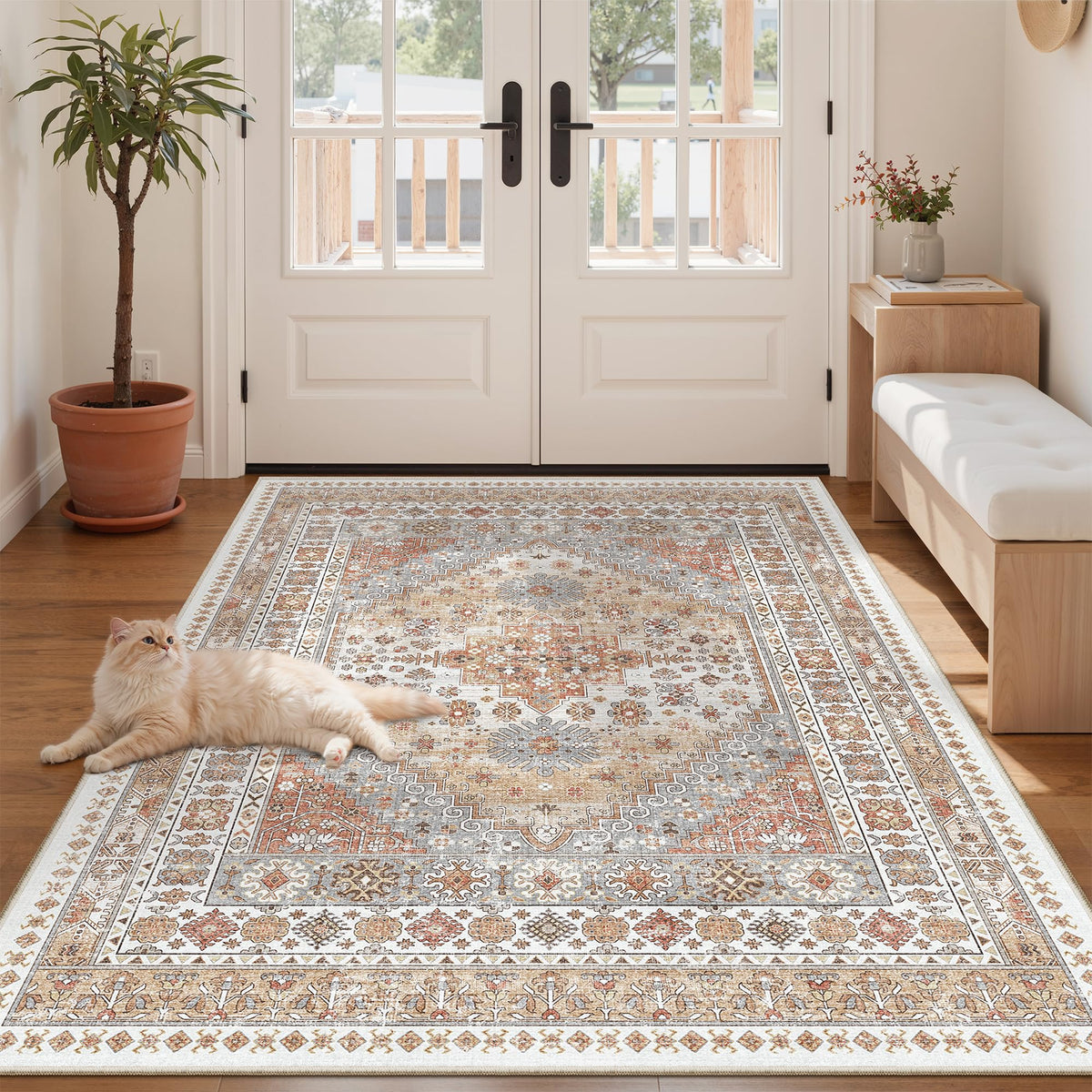Zesthome 3x5 Area Rug ultra-soft velvet close-up showing cozy texture and warmth.
