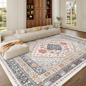 zesthome 8x10 area rug geometric pattern complements various decor styles.