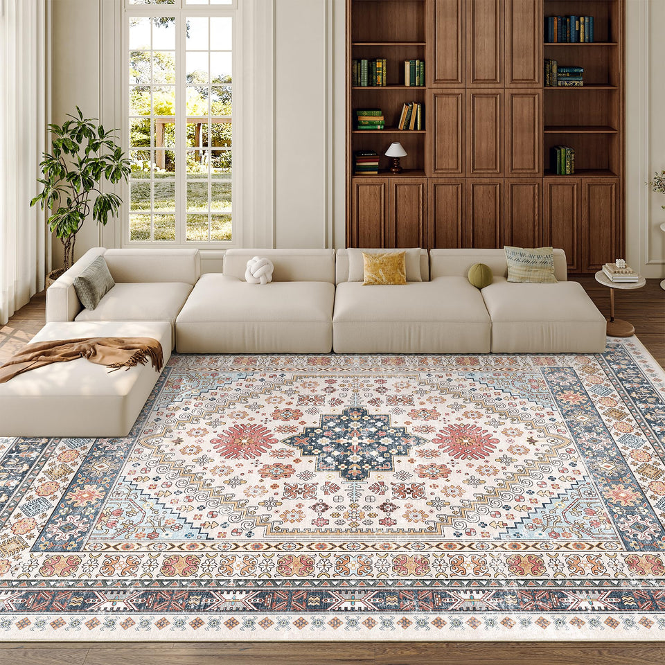 zesthome 8x10 area rug living room angle highlights plush underfoot comfort.
