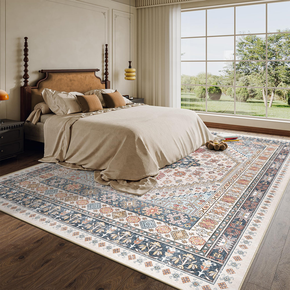 zesthome 8x10 area rug machine washable feature enables quick refreshes.