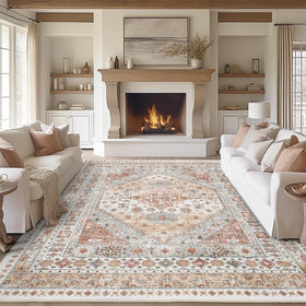 zesthome 8x10 rug with non-slip backing keeps floors secure.