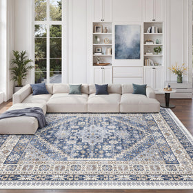zesthome 8x10 rug with non-slip backing for safe, stylish living spaces