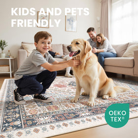 zesthome 8x10 area rug playroom image shows kid-friendly durability.
