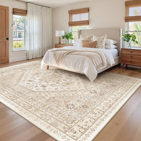 Zesthome entryway rug guards floors and welcomes guests with practical style.