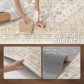 Zesthome high-traffic area rug withstands daily wear for busy homes.