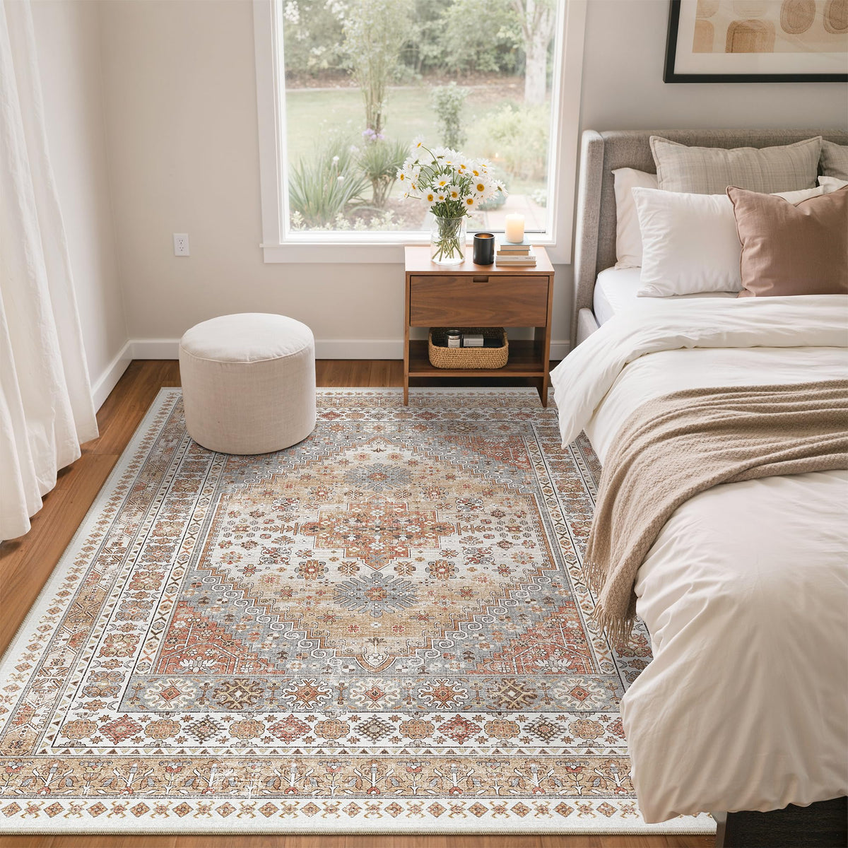 Zesthome soft-footfall velvet surface provides plush stepping feel.