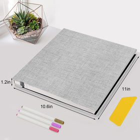 Zesthouse self-adhesive inner pages for easy photo placement.