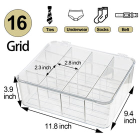 ZEXALOR removable dividers let you reconfigure compartments for larger items.