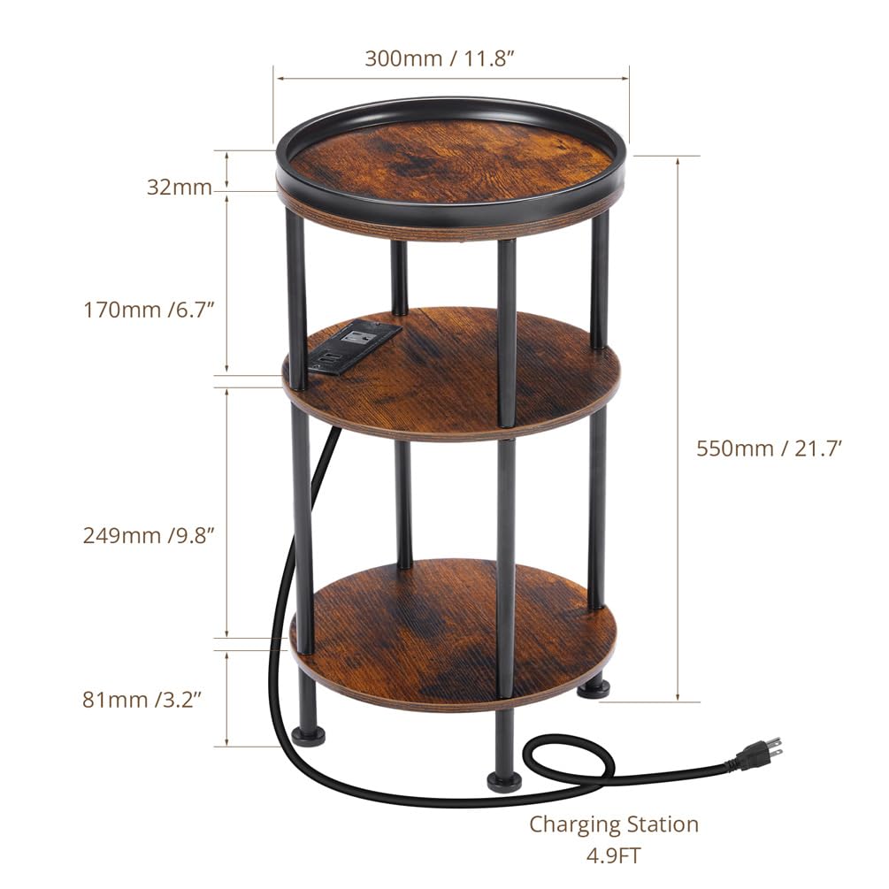 ZEXVIDA bedside or sofa table ideas for living space