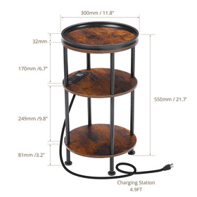 ZEXVIDA bedside or sofa table ideas for living space
