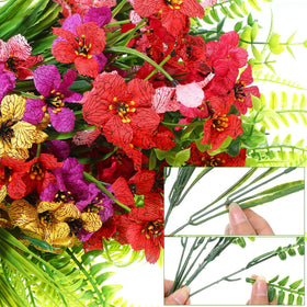 Zeyune UV-resistant outdoor flowers maintain brightness through seasons.