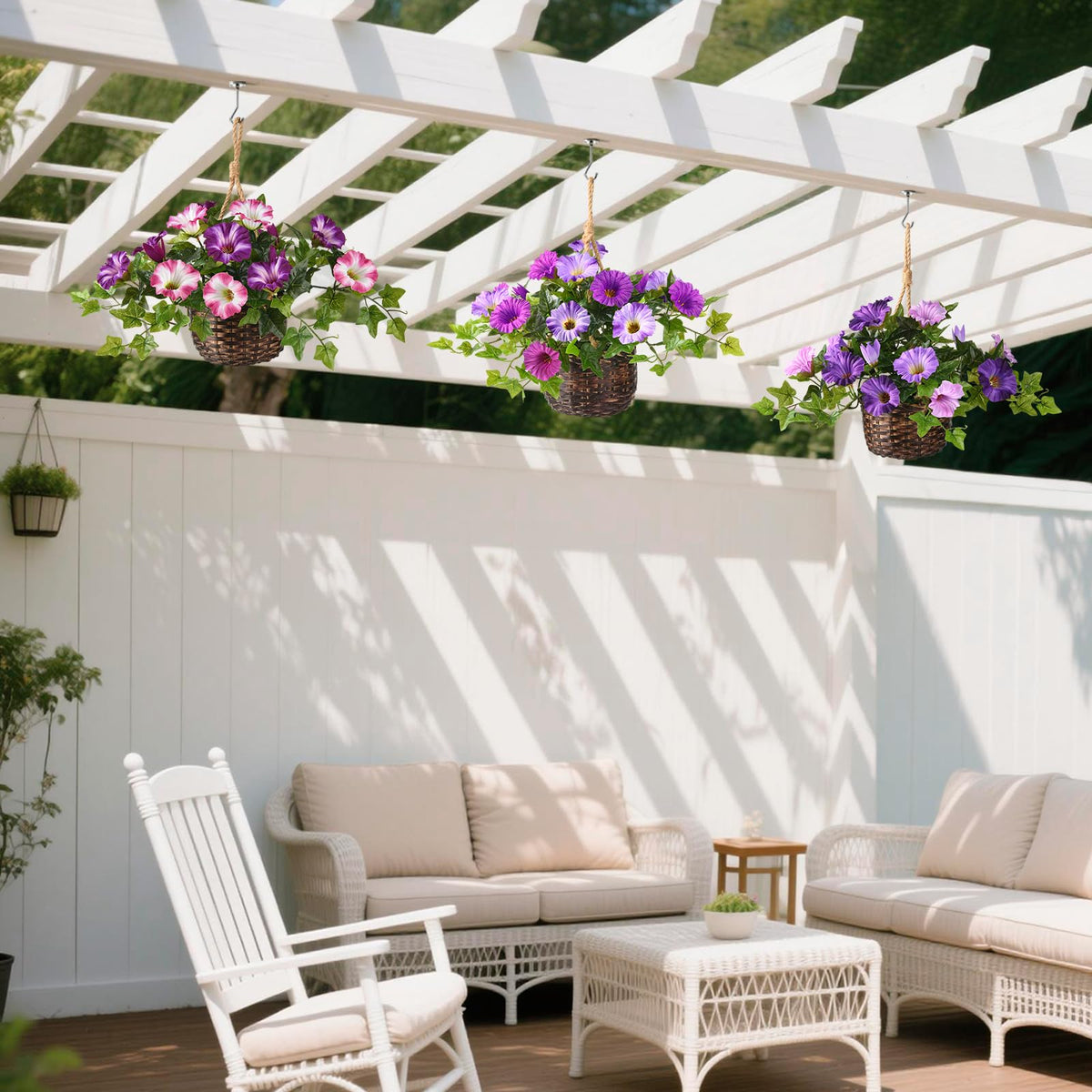ZFProcess 2Set front-porch-decor-setup enhances entryways with seasonal charm.