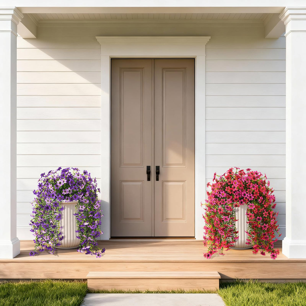 ZFProcess outdoor daisies are UV-resistant to keep colors lively.