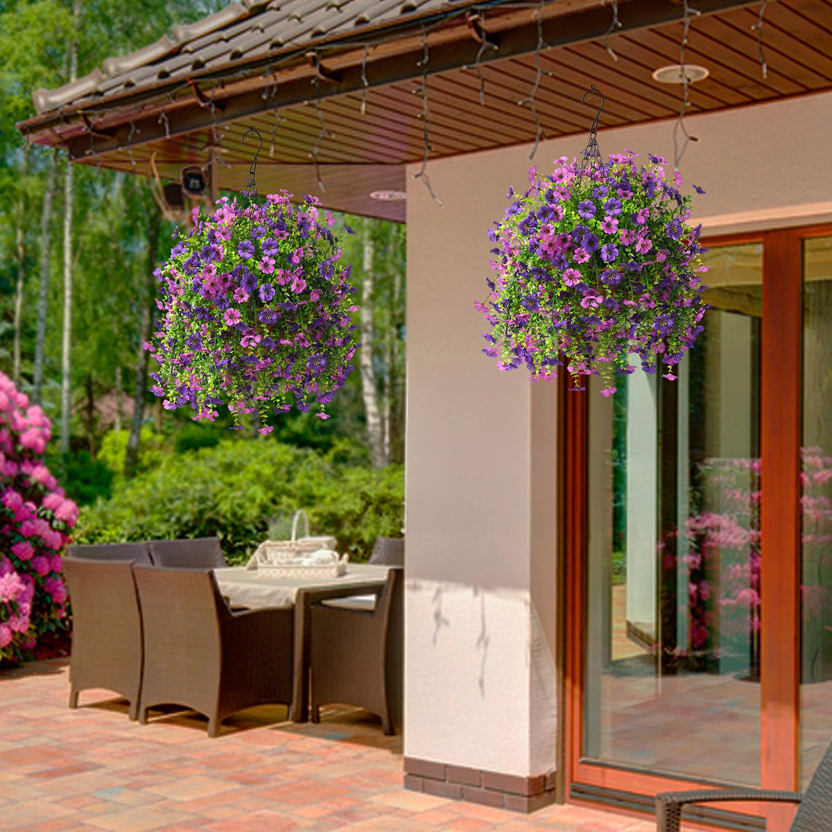 ZFProcess durable silk daisies stay lush without watering or pruning