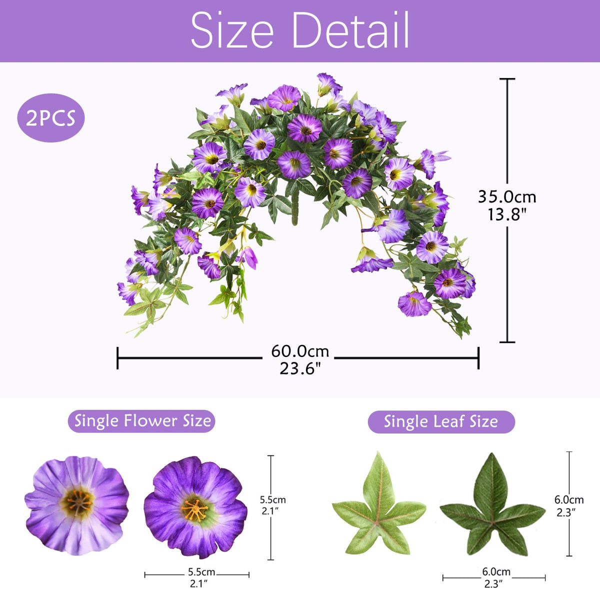 ZFProcess fake petunias closeup highlighting realistic petals and color