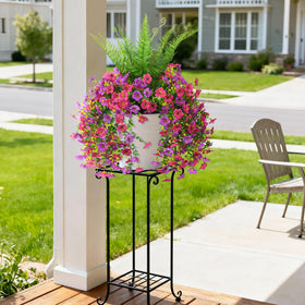 ZFProcess full bloom outdoor decor with daisies and fern for curb appeal