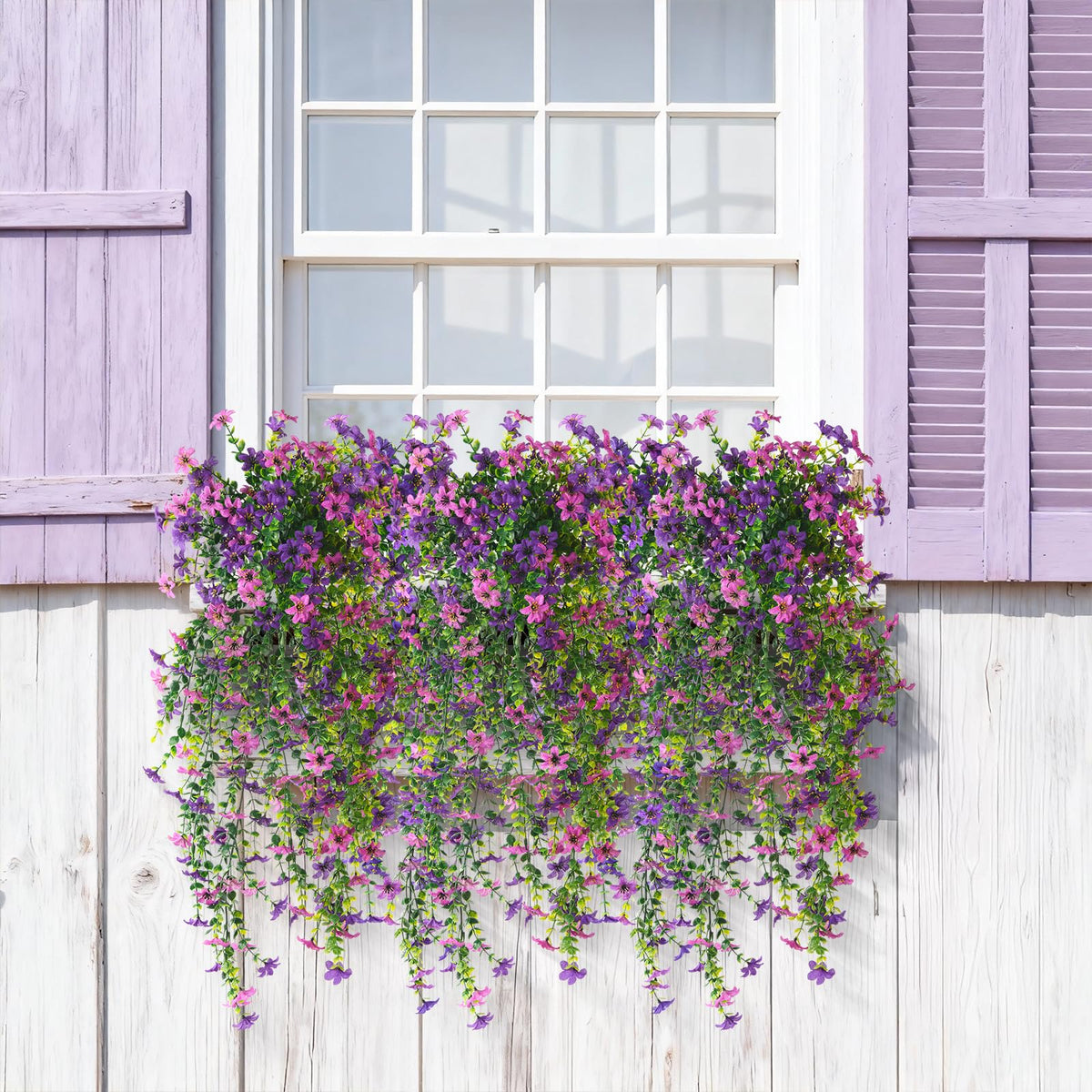 UV-resistant artificial blooms by ZFProcess enhance porches without fading